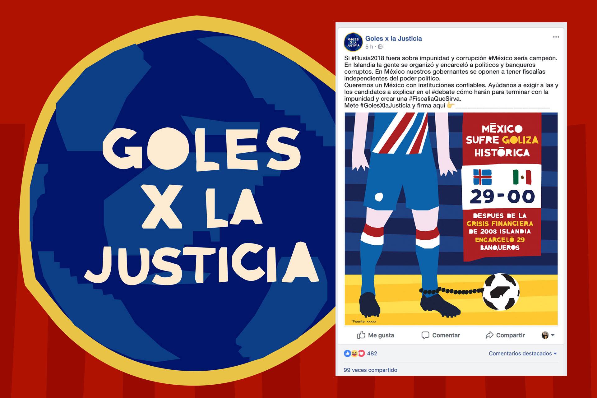 goles por la justicia